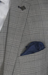 Hugo - Men's Grey Check Blazer