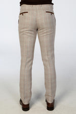 Men's Leo Beige Trousers