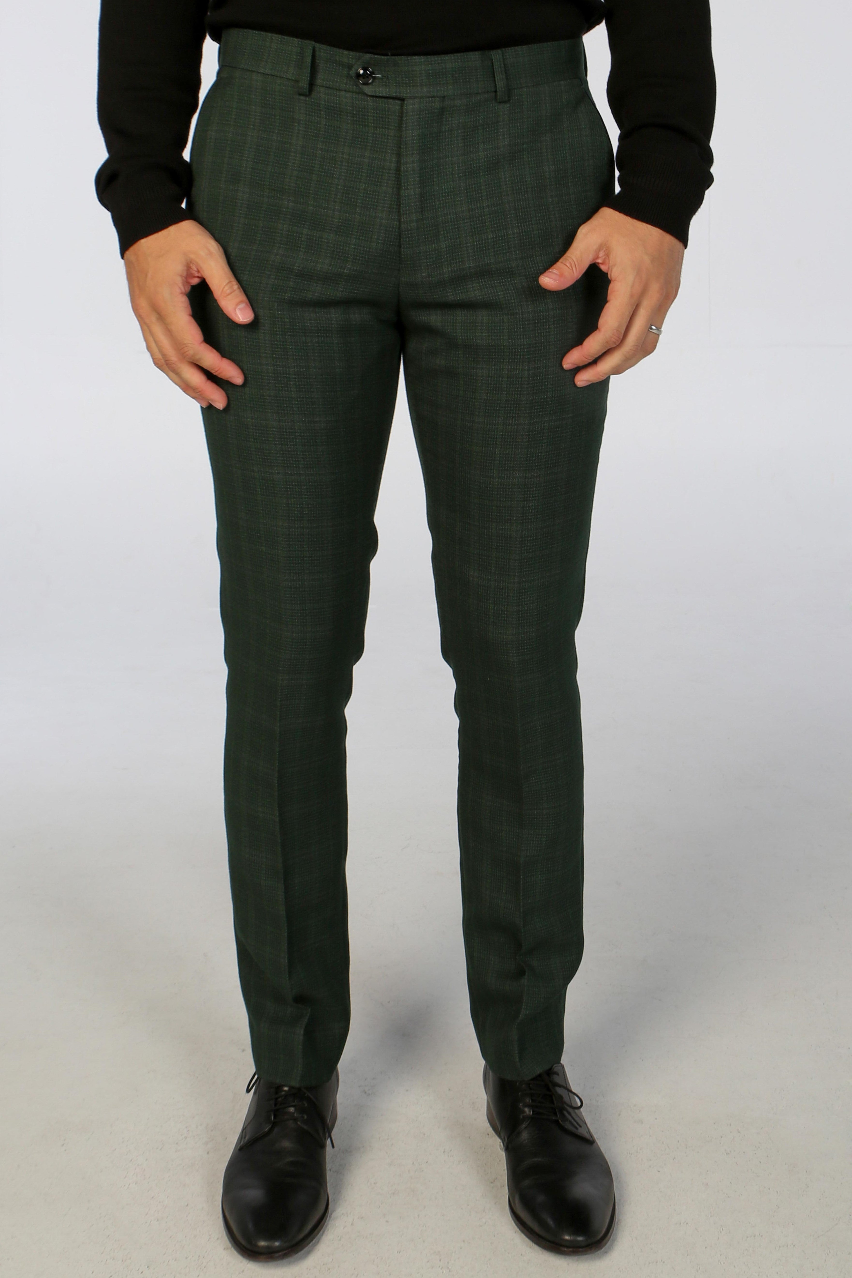 Men's Leo Green Trousers