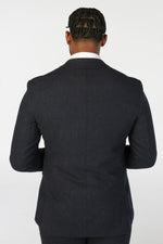 Oscar - Men's Navy Tweed Blazer