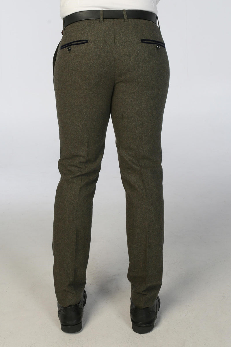 Men's Oscar Green Trousers