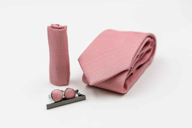 Paul Andrew - Pink Textured Tie Set