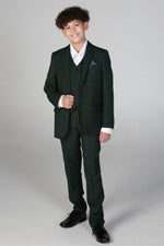 Device - Boy's Leo Green Three Piece Suit