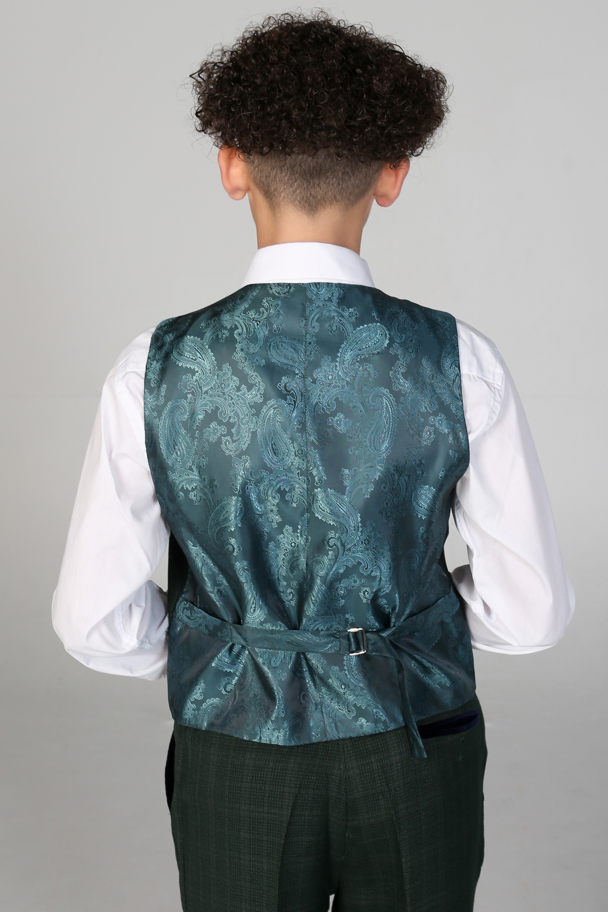 Device - Boy's Leo Green Three Piece Suit