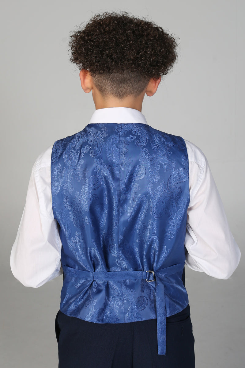 Device - Boy's Mayfair Navy Three Piece Suit