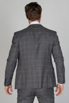 Hobbs Grey Check Three Piece Suit