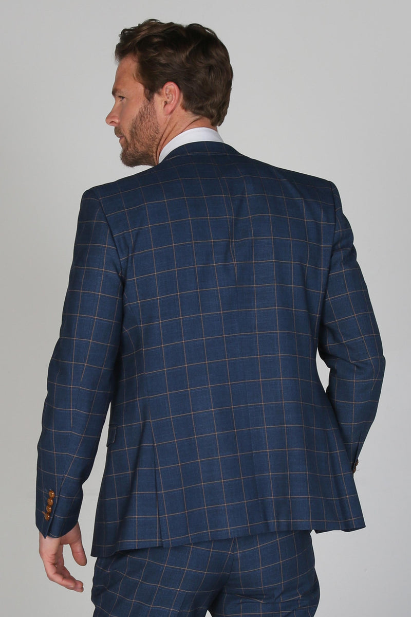 Hamleys - Men's Navy Check Blazer