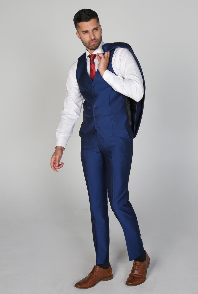 Kingsley Blue Three Piece Suit