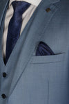 Charles Men's Blue Three Piece Suit