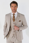 Mayfair Stone Textured Three Piece Suit