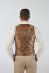 Kurt - Men's Beige Waistcoat