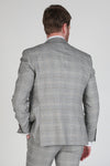 Francis - Men's Grey Check Blazer