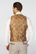 Men's Leo Beige Waistcoat