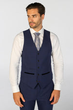 Men's Mark Blue Waistcoat