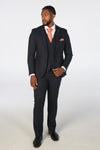 Oscar Navy Men's Three Piece Suit