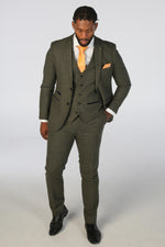 Oscar Green Men's Three Piece Suit