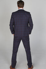 Kenneth Navy Men's Three Piece Suit