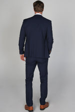 Best seller navy color three piece suit for men of paul andrew suits