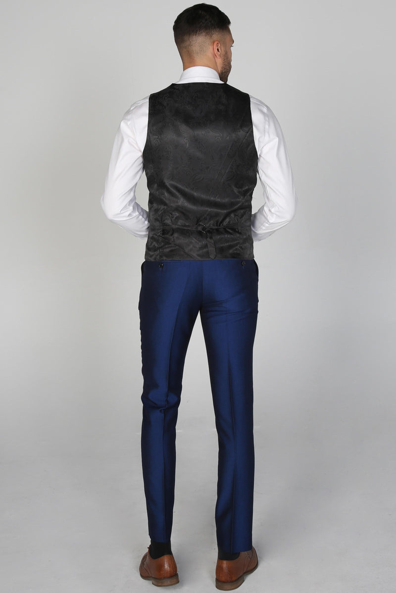 Kingsley Blue Men's Three Piece Suit