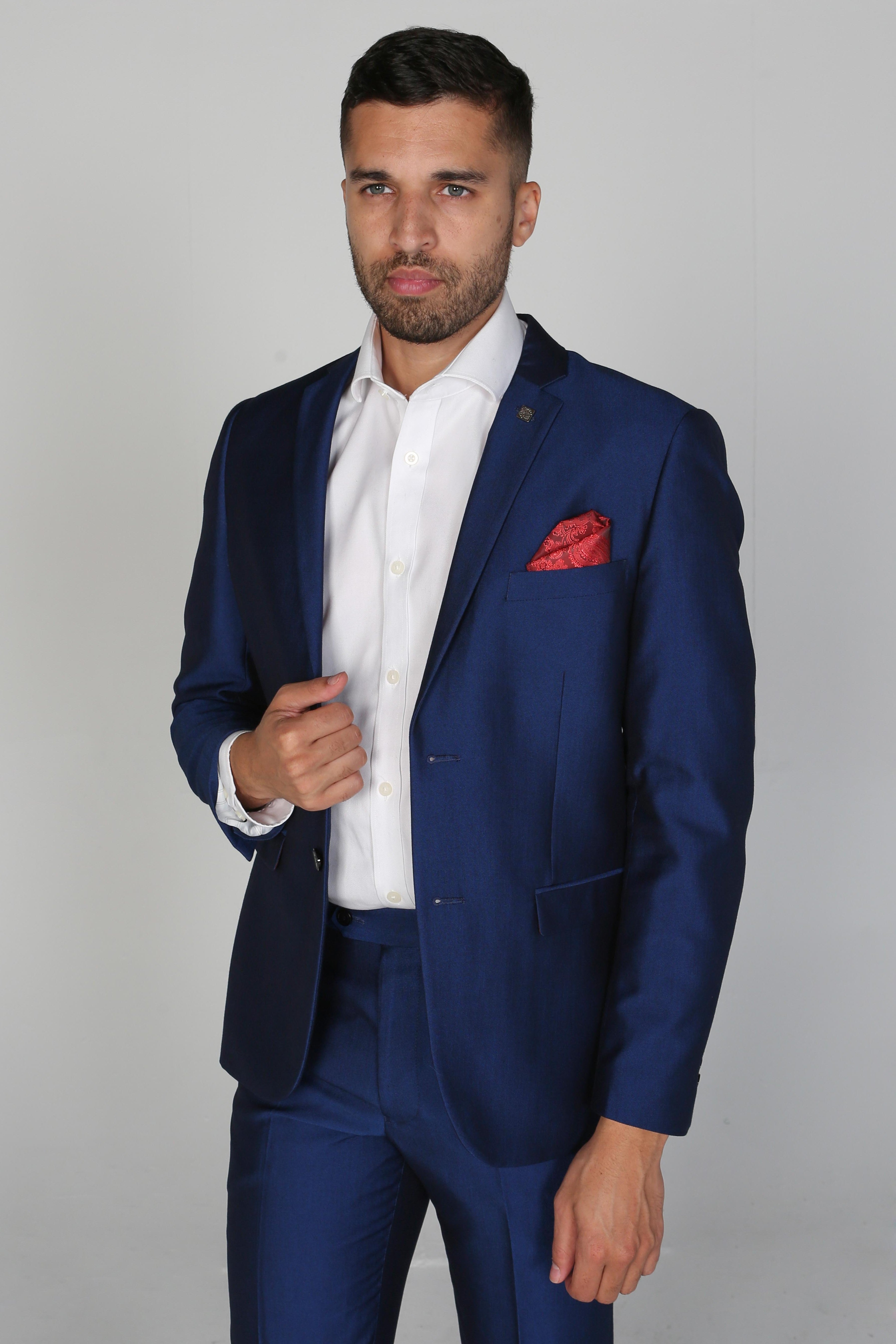 Kingsley - Men's Blue Blazer