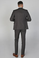 Charles Charcoal Men's Three Piece Suit