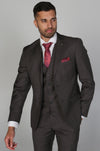 Charles Charcoal Men's Three Piece Suit