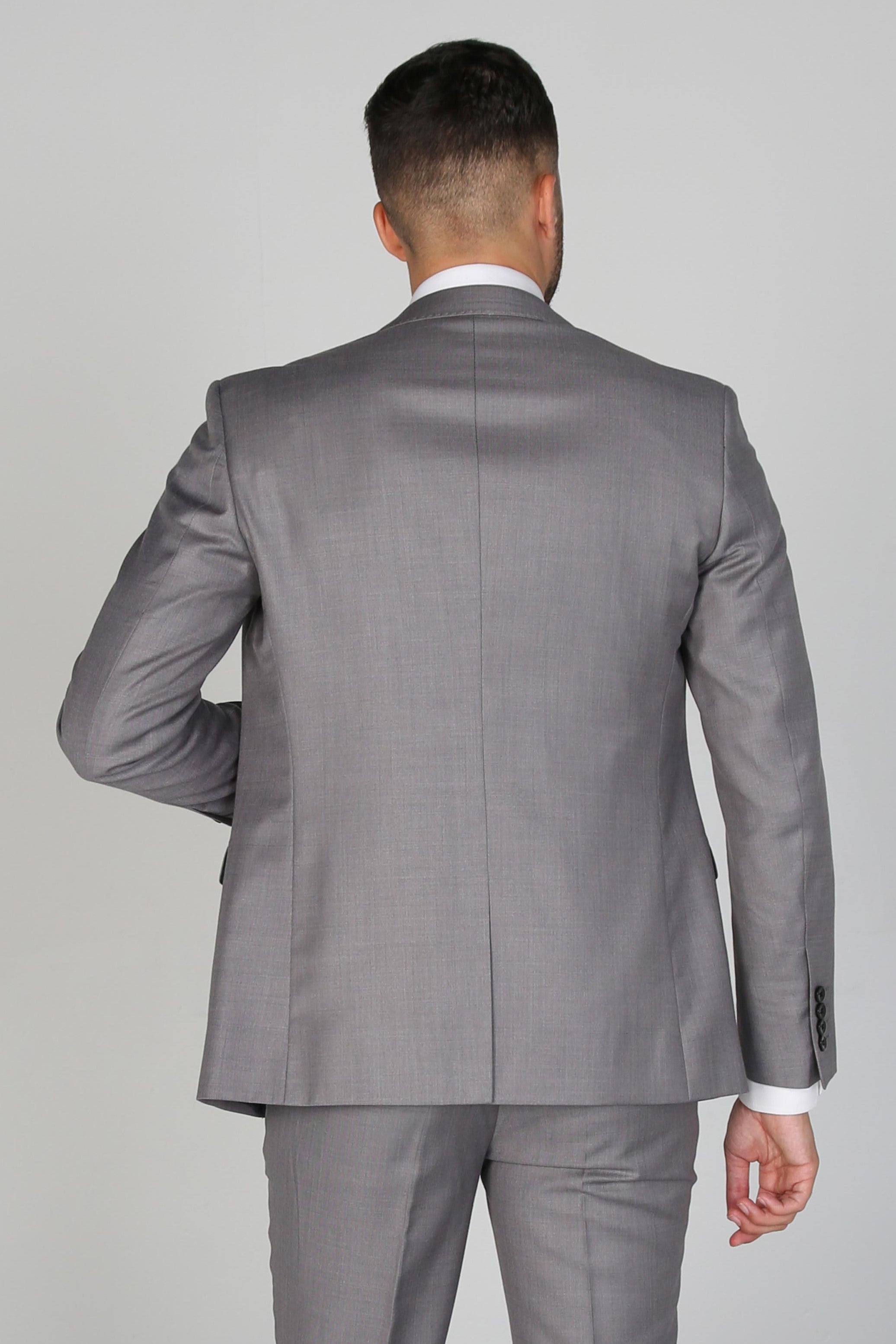 Charles Men's Grey Three Piece Suit