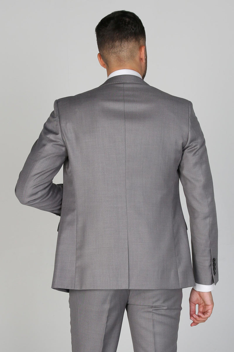 Charles Men's Grey Three Piece Suit