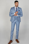 Charles Blue Men's Three Piece Suit | Best Seller of paul andrew suits