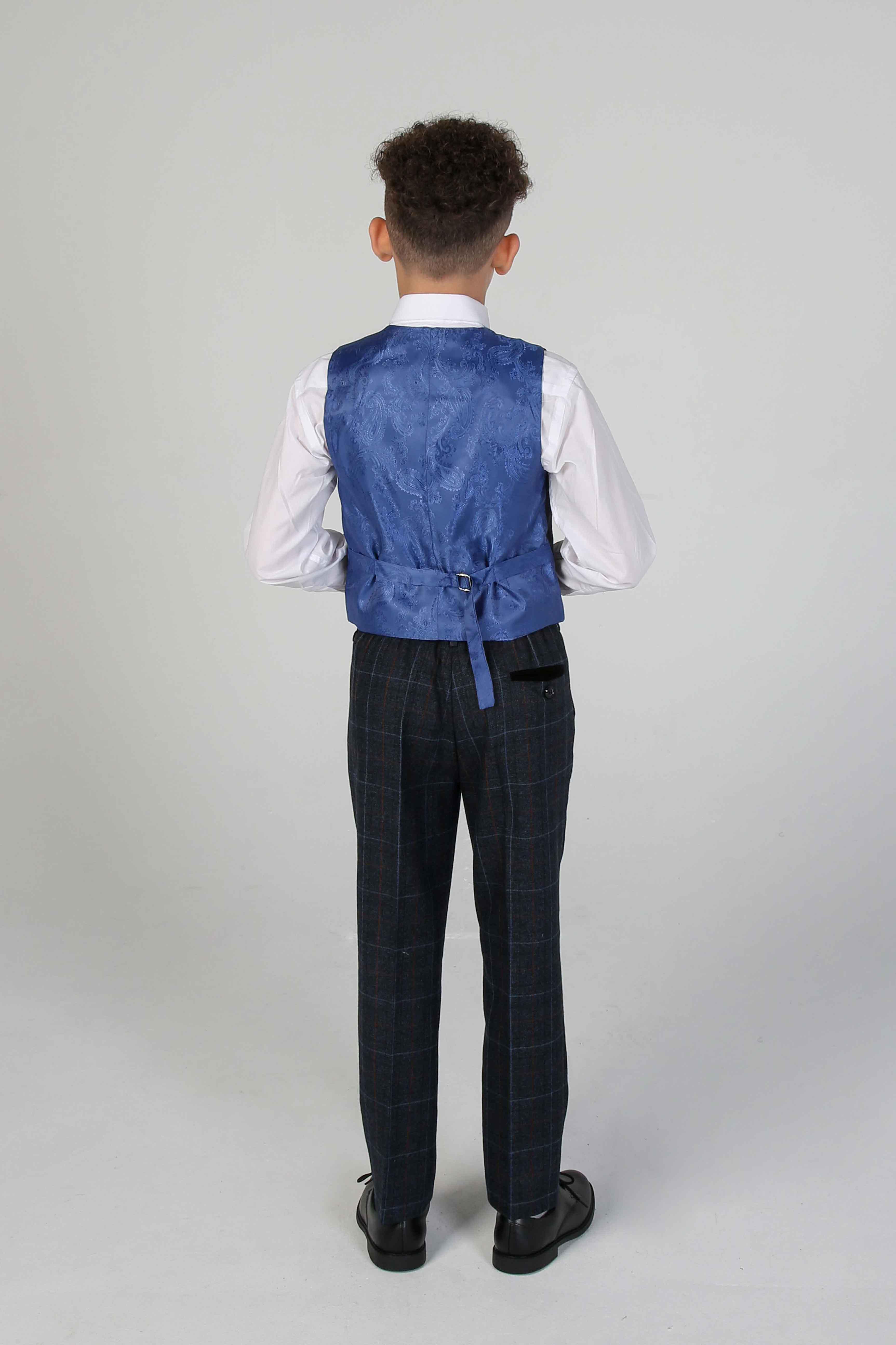 Device - Boy's Harvey Navy Three Piece Suit