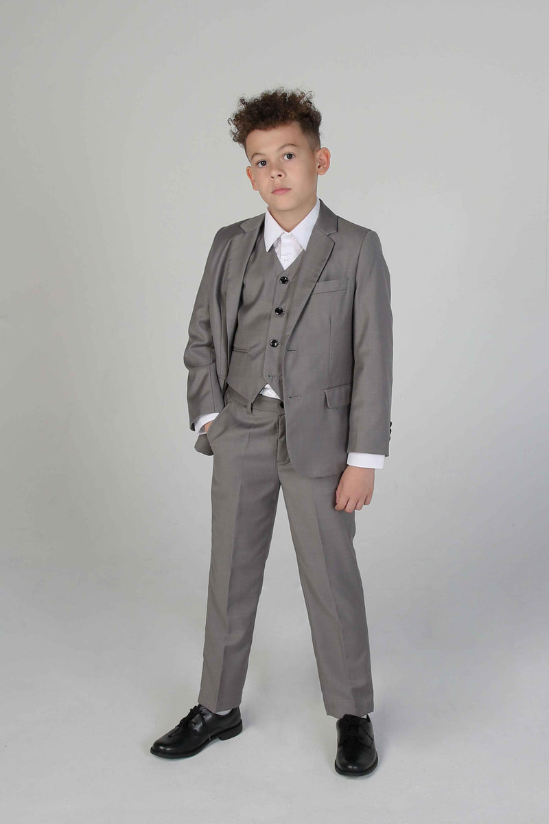 Device - Boy's Charles Grey Three Piece Suit