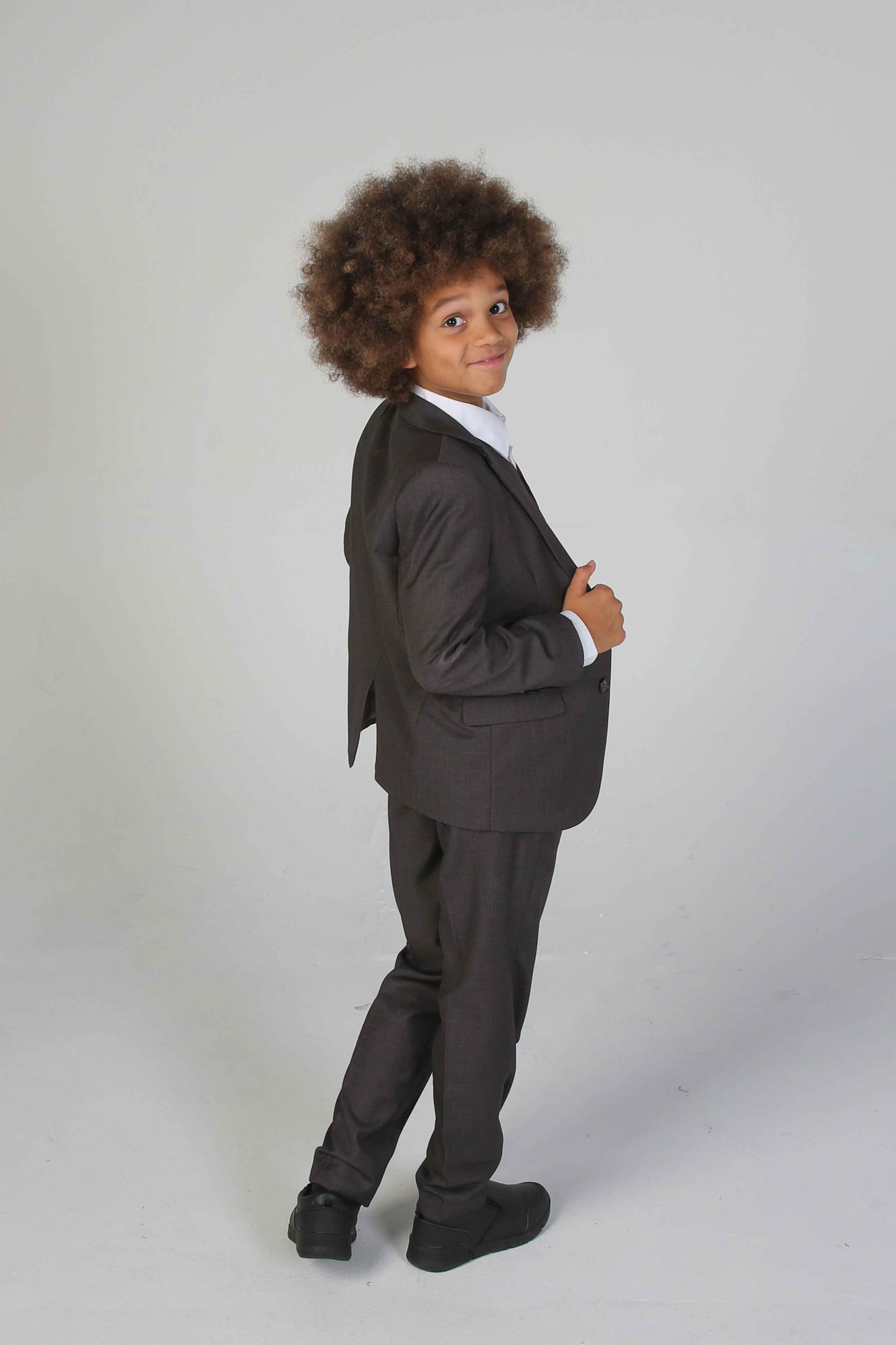 Device - Boy's Charles Charcoal Three Piece Suit