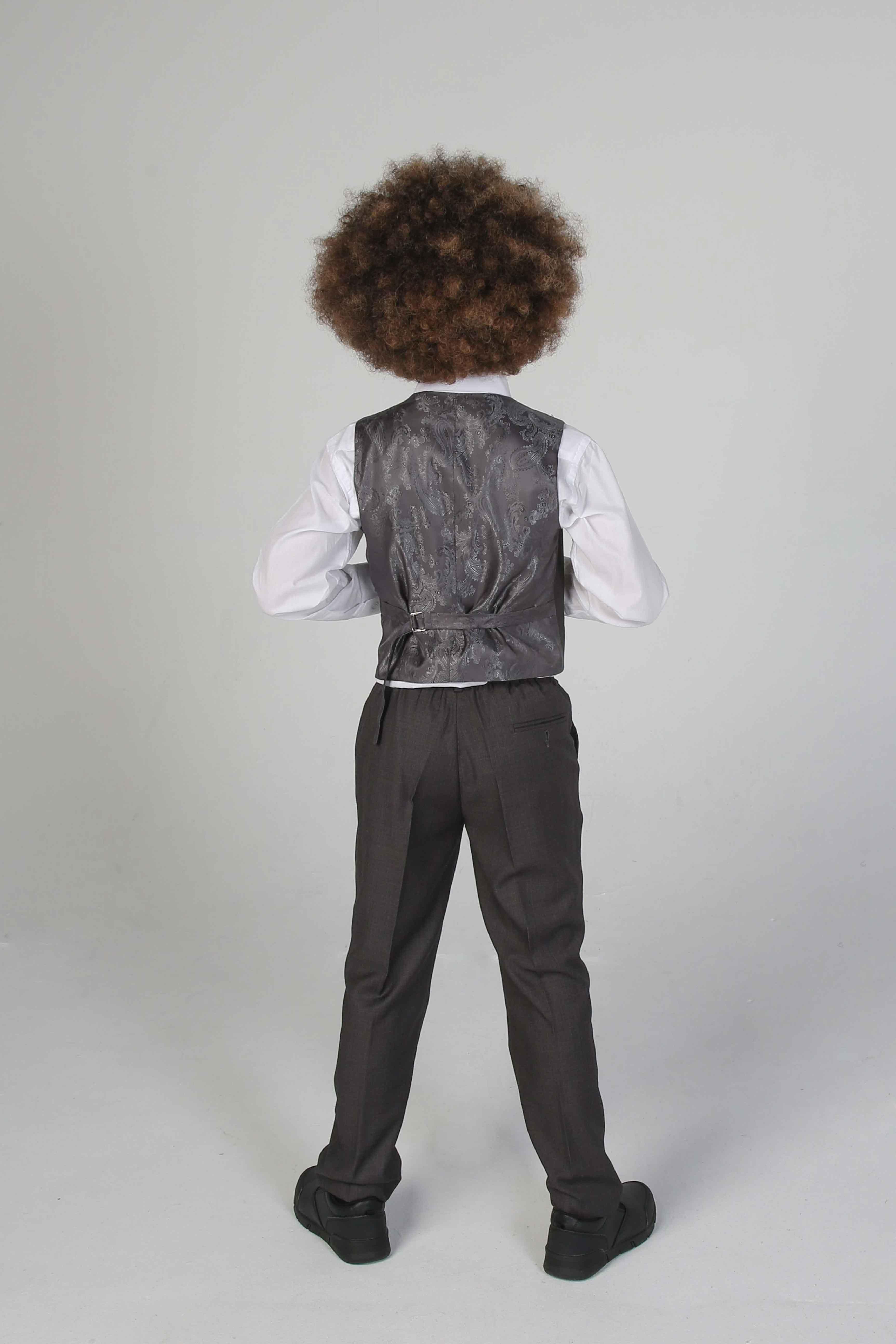 Device - Boy's Charles Charcoal Three Piece Suit