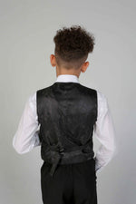 Device - Boy's Parker Black Three piece Suit