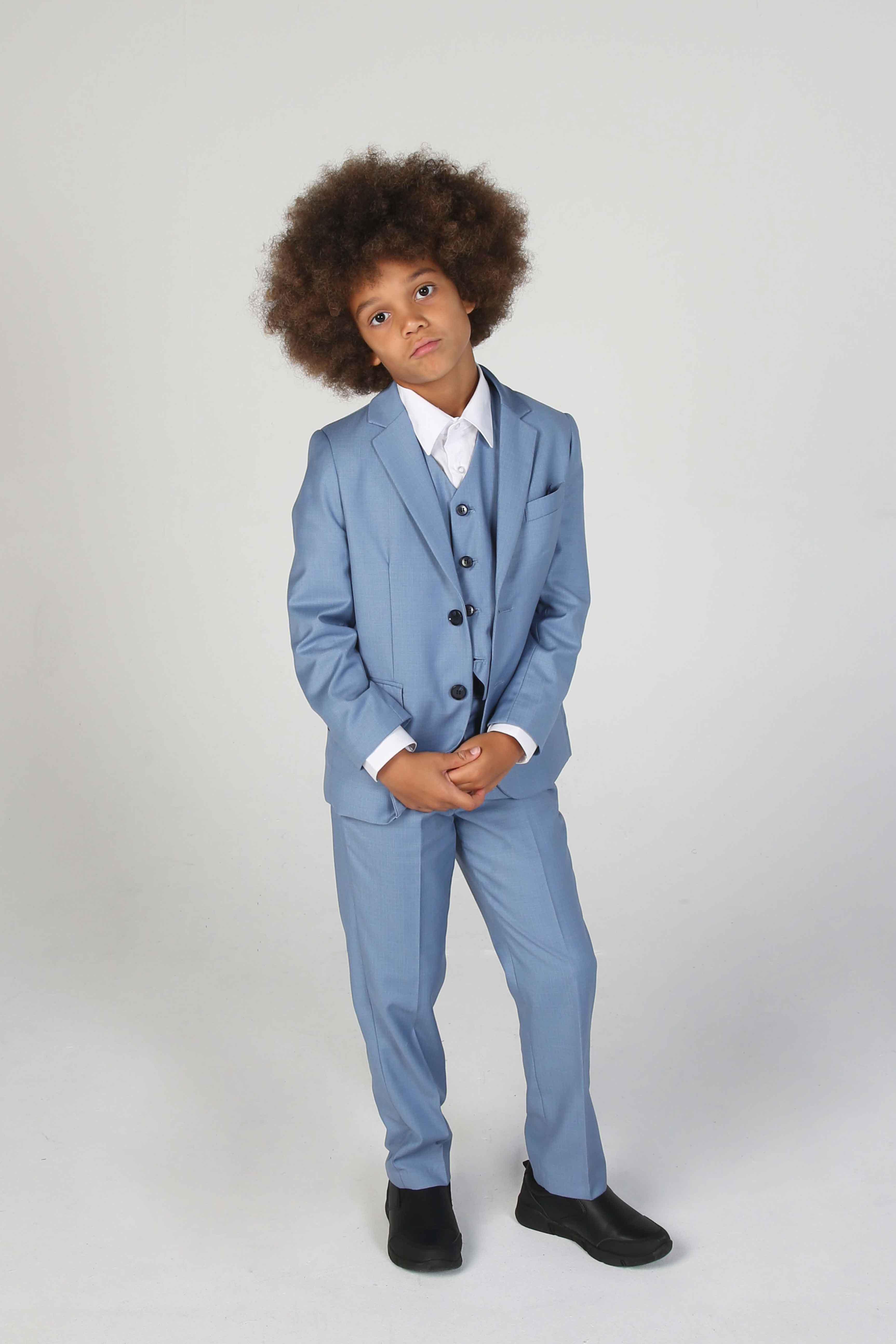 Device - Boy's Charles Blue Three Piece Suit