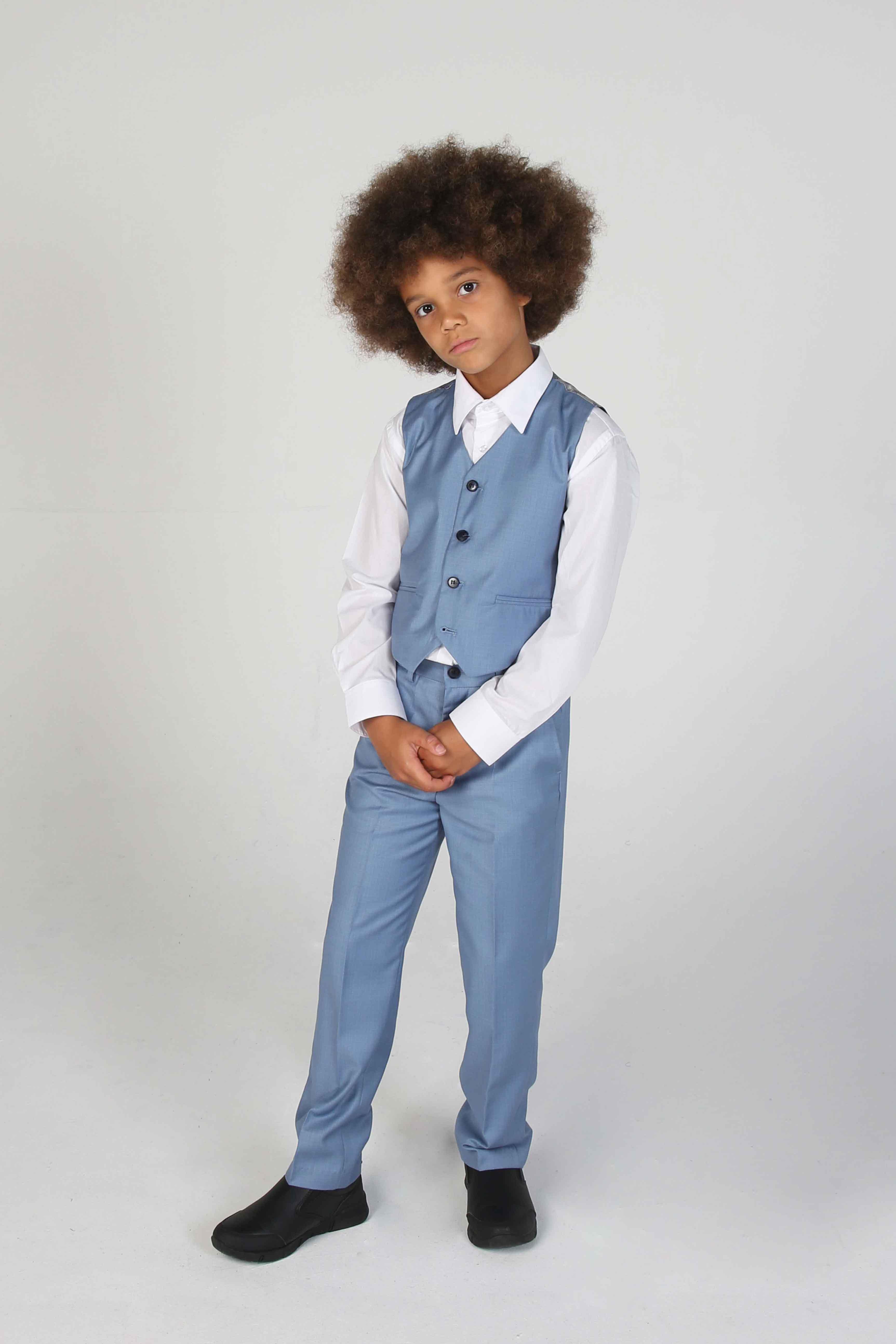 Device - Boy's Charles Blue Three Piece Suit