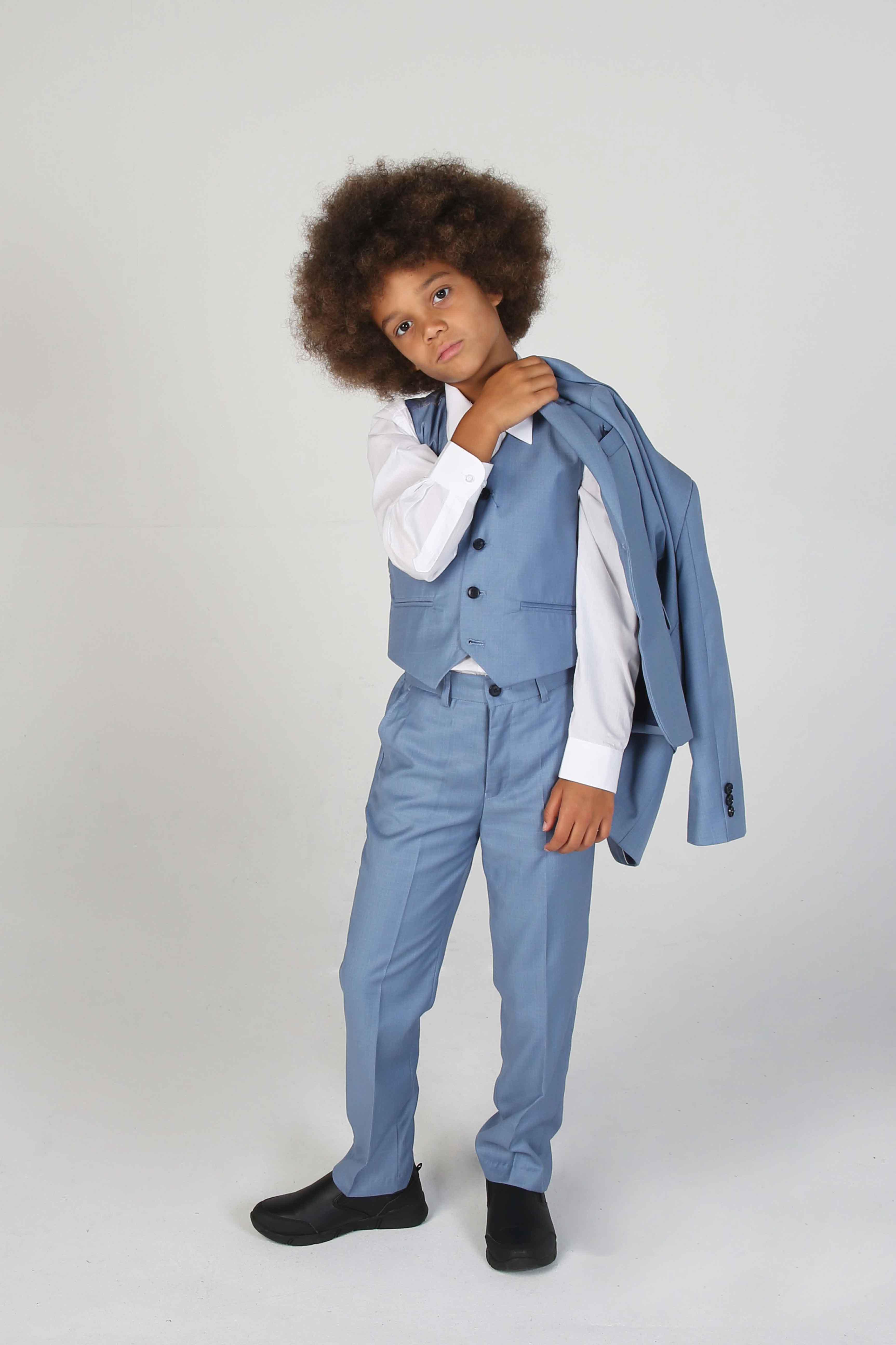 Device - Boy's Charles Blue Three Piece Suit