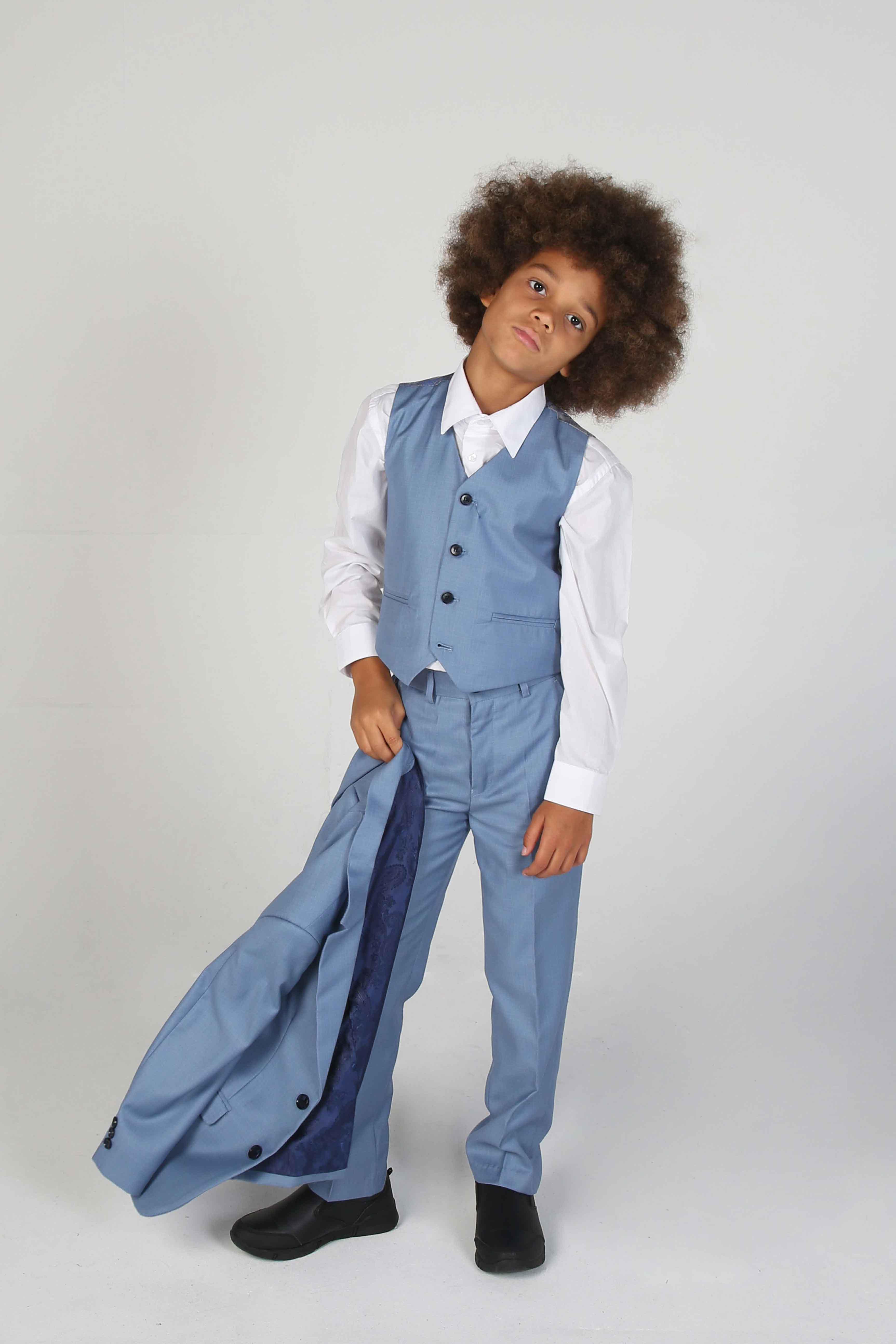 Device - Boy's Charles Blue Three Piece Suit