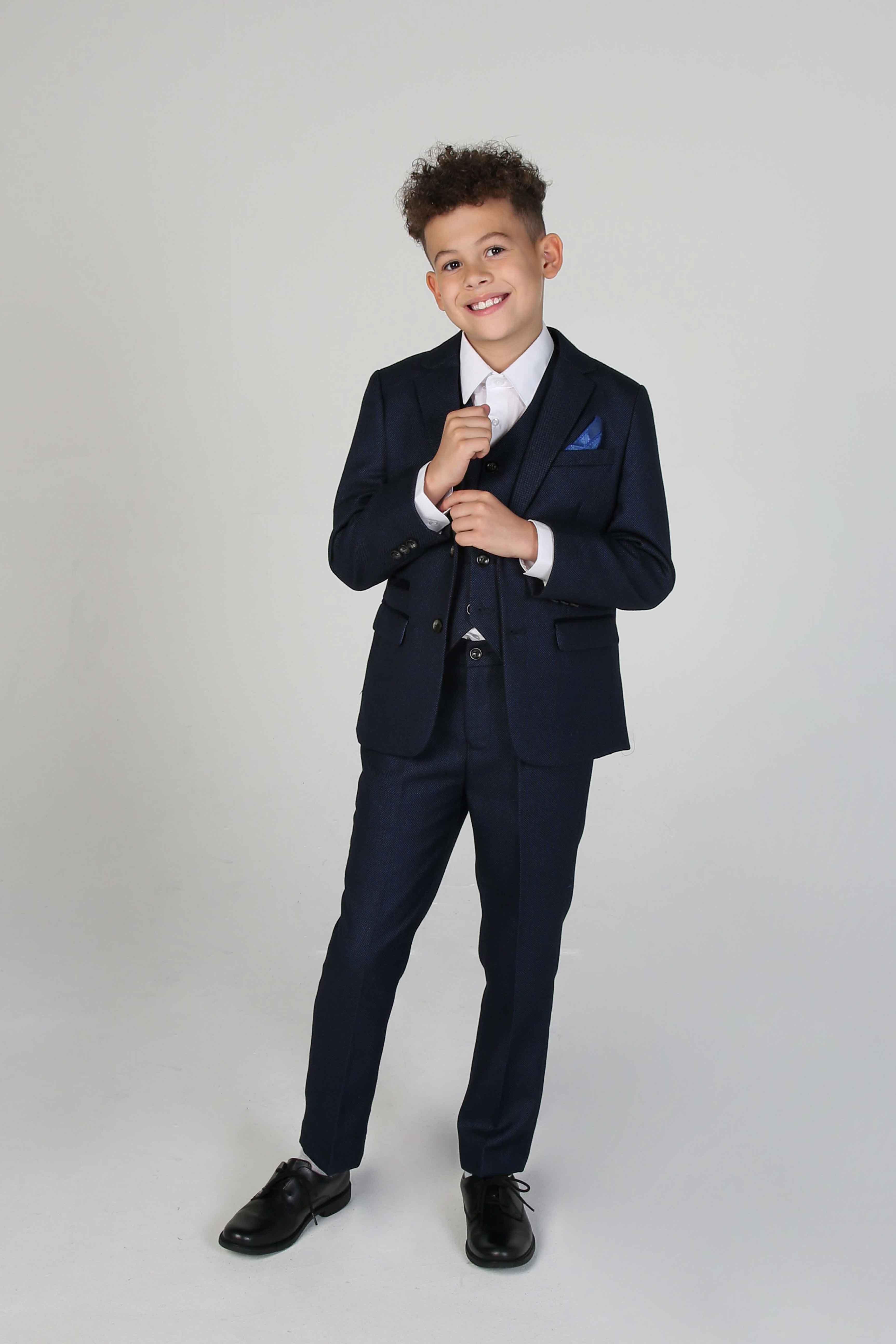 Device - Boy's Arthur Navy Three Piece Suit