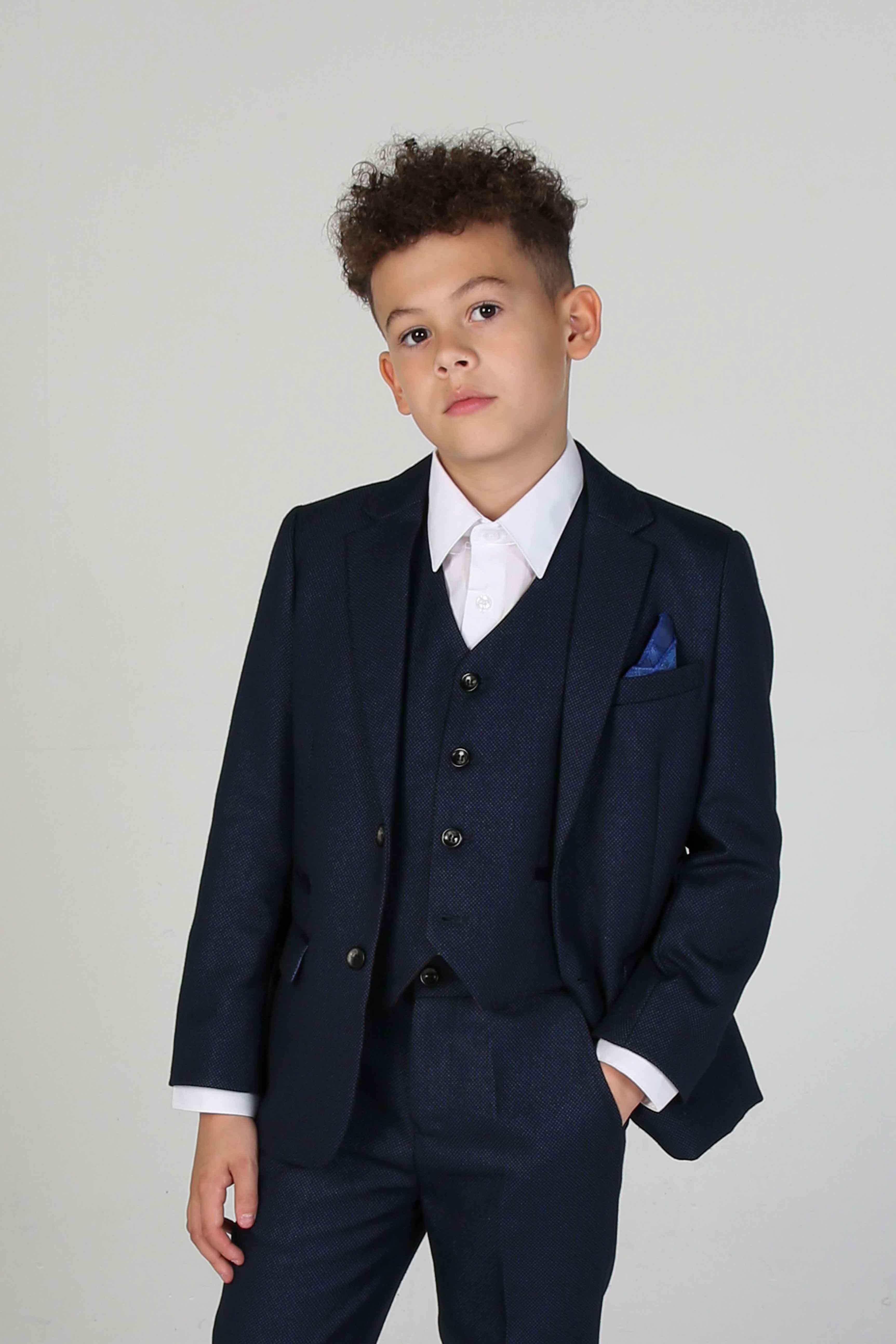 Device - Boy's Arthur Navy Three Piece Suit