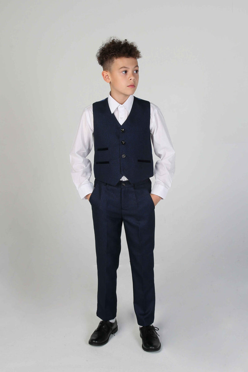 Device - Boy's Arthur Navy Three Piece Suit