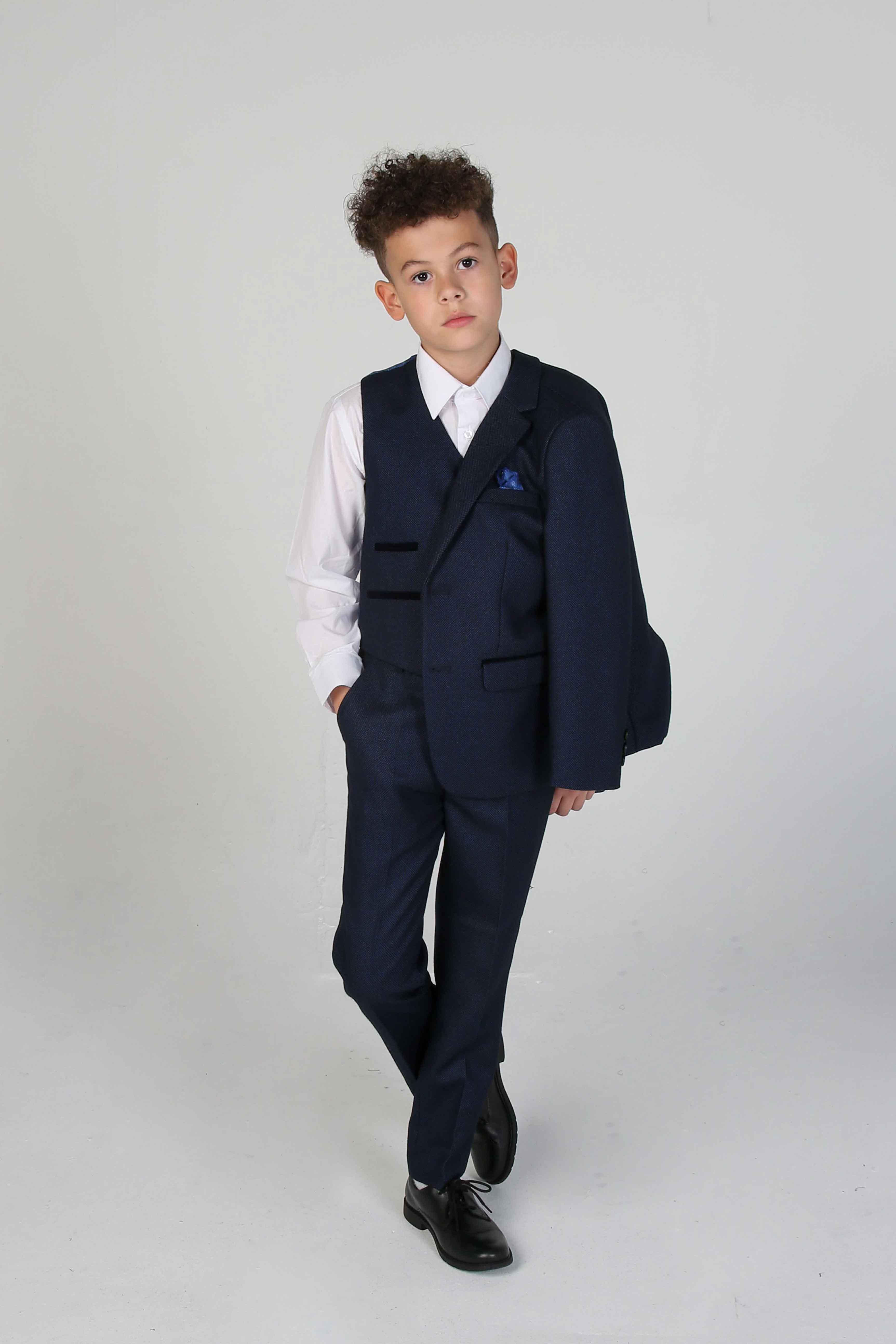 Device - Boy's Arthur Navy Three Piece Suit