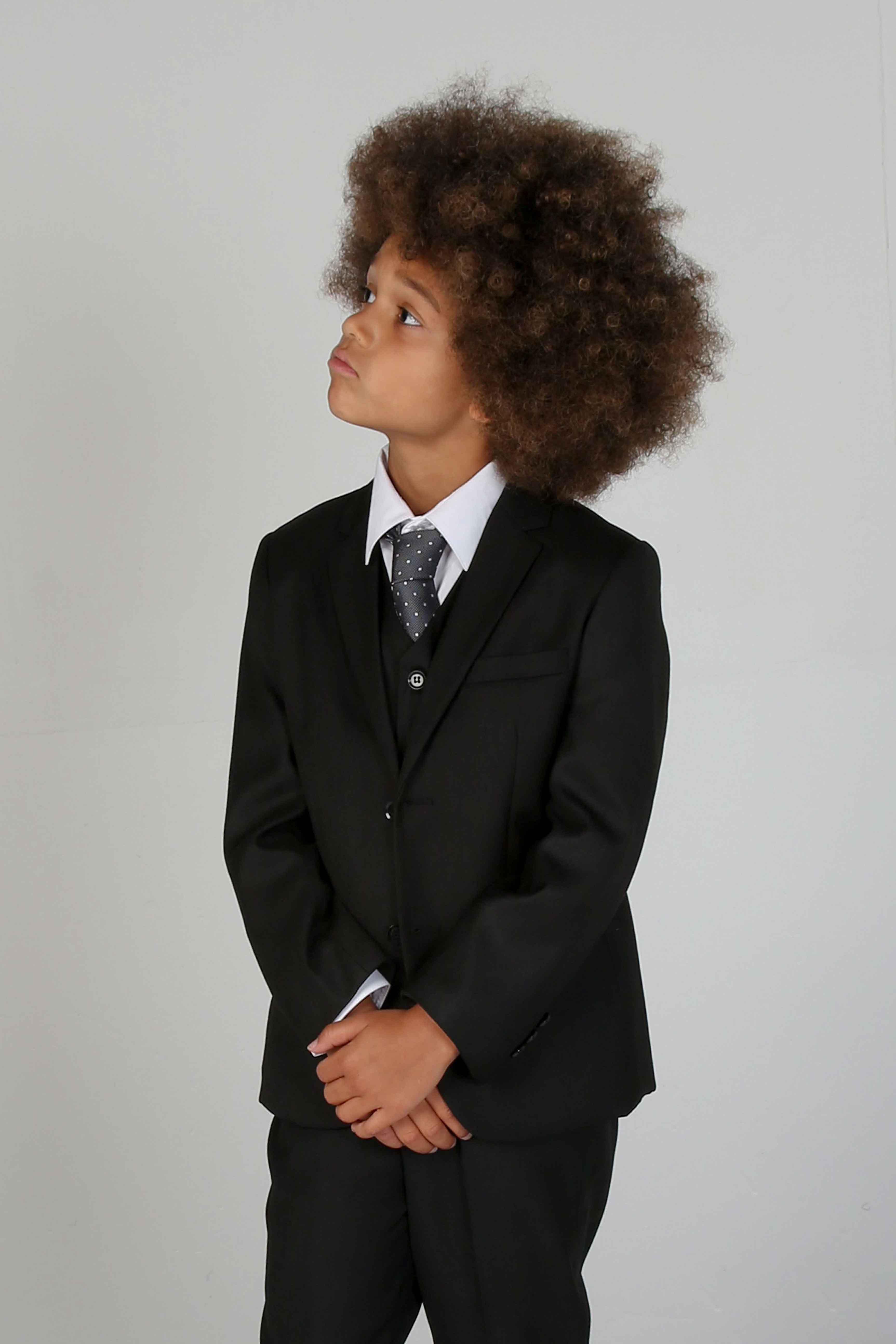 Device - Boy's Parker Black 5pc Suit