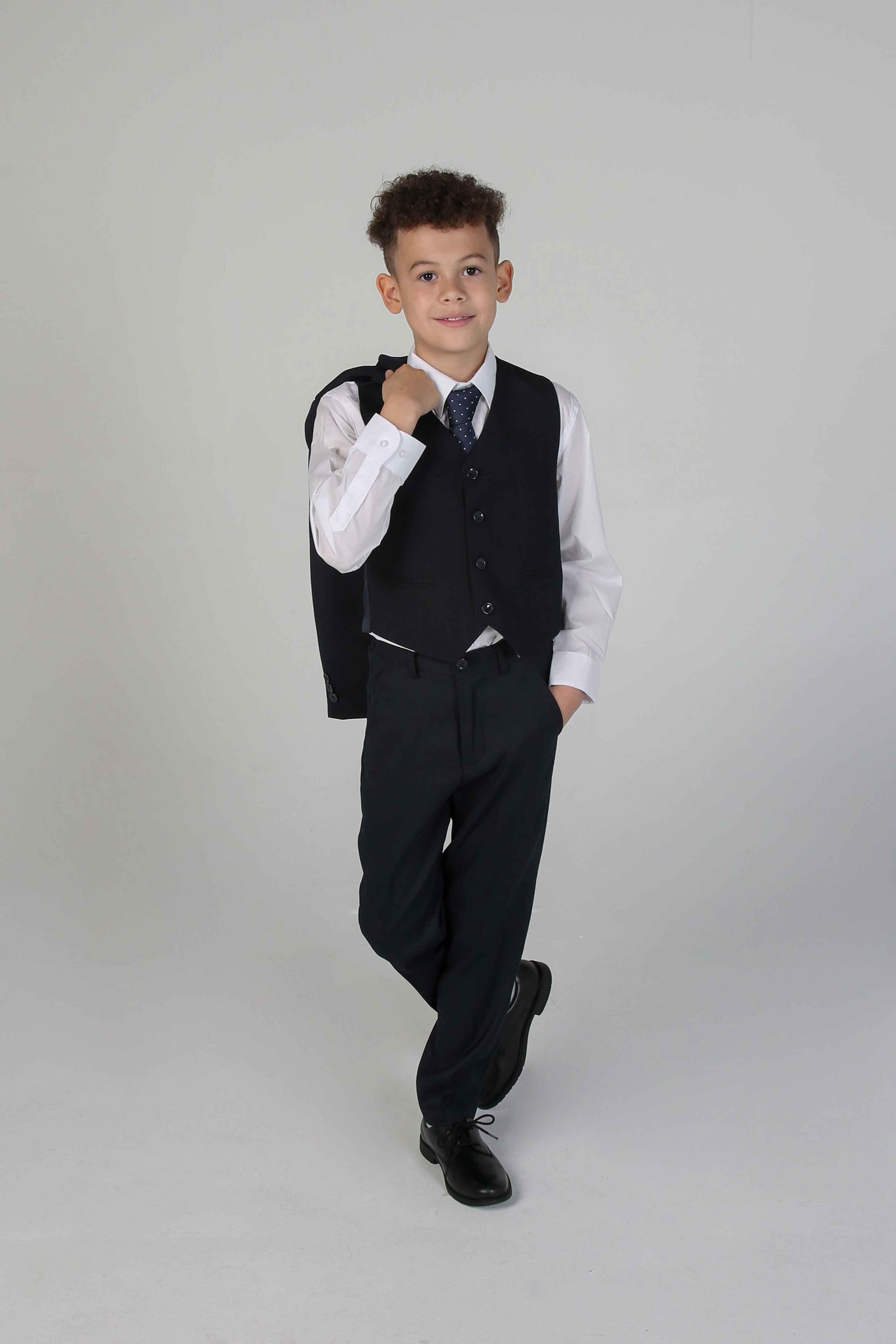 Device - Boy's Navy 5pc Suit