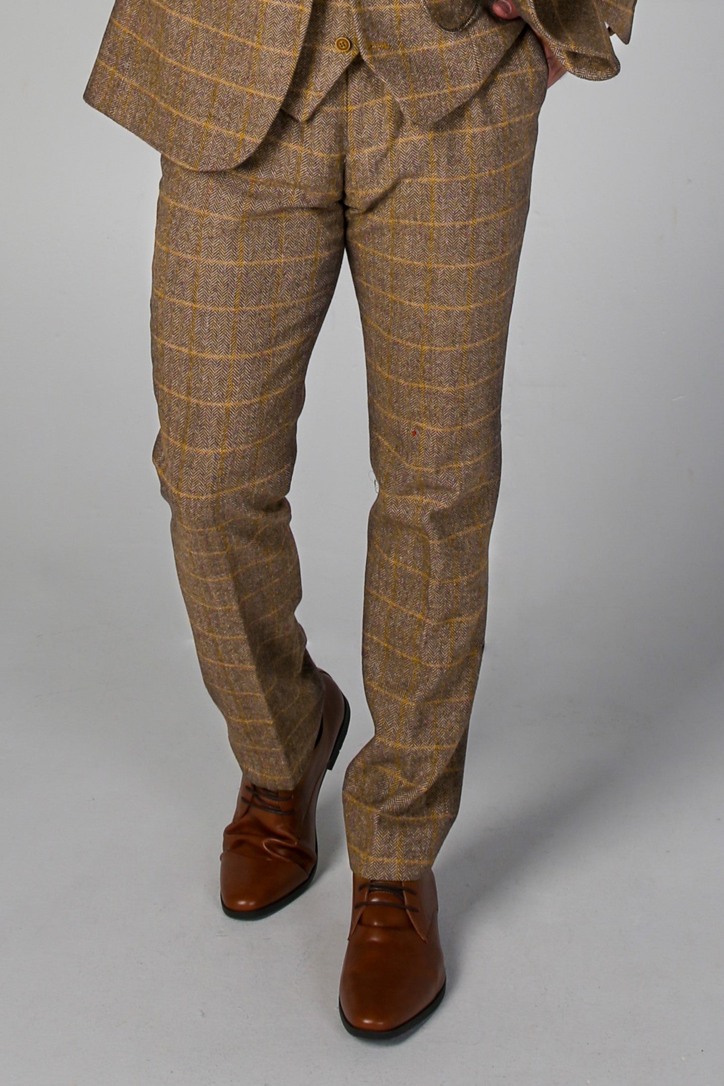 Men's Harris Brown Trousers