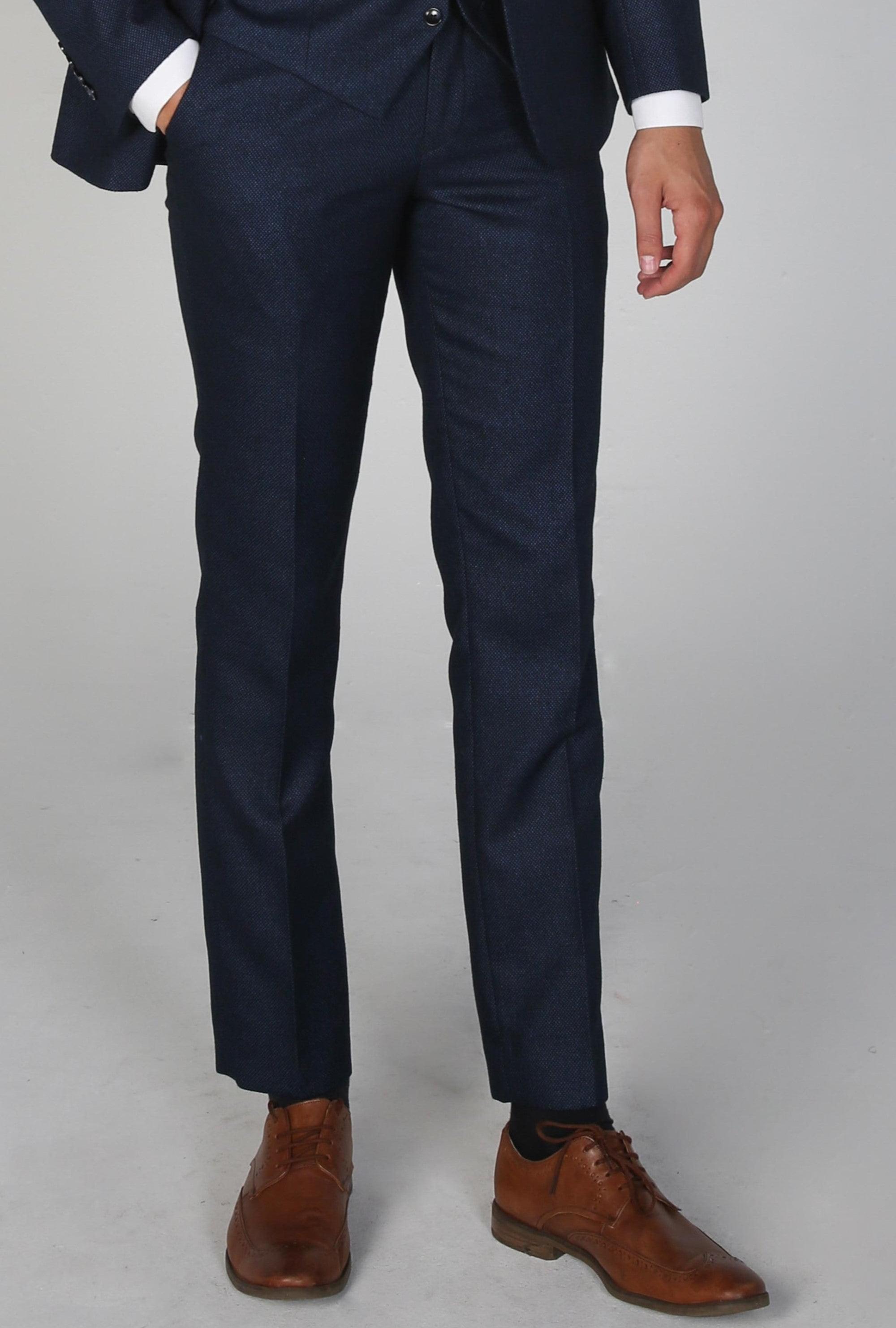 Arthur - Men's Navy Trousers