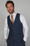 Men's Hamleys Navy Waistcoat - Paul Andrew