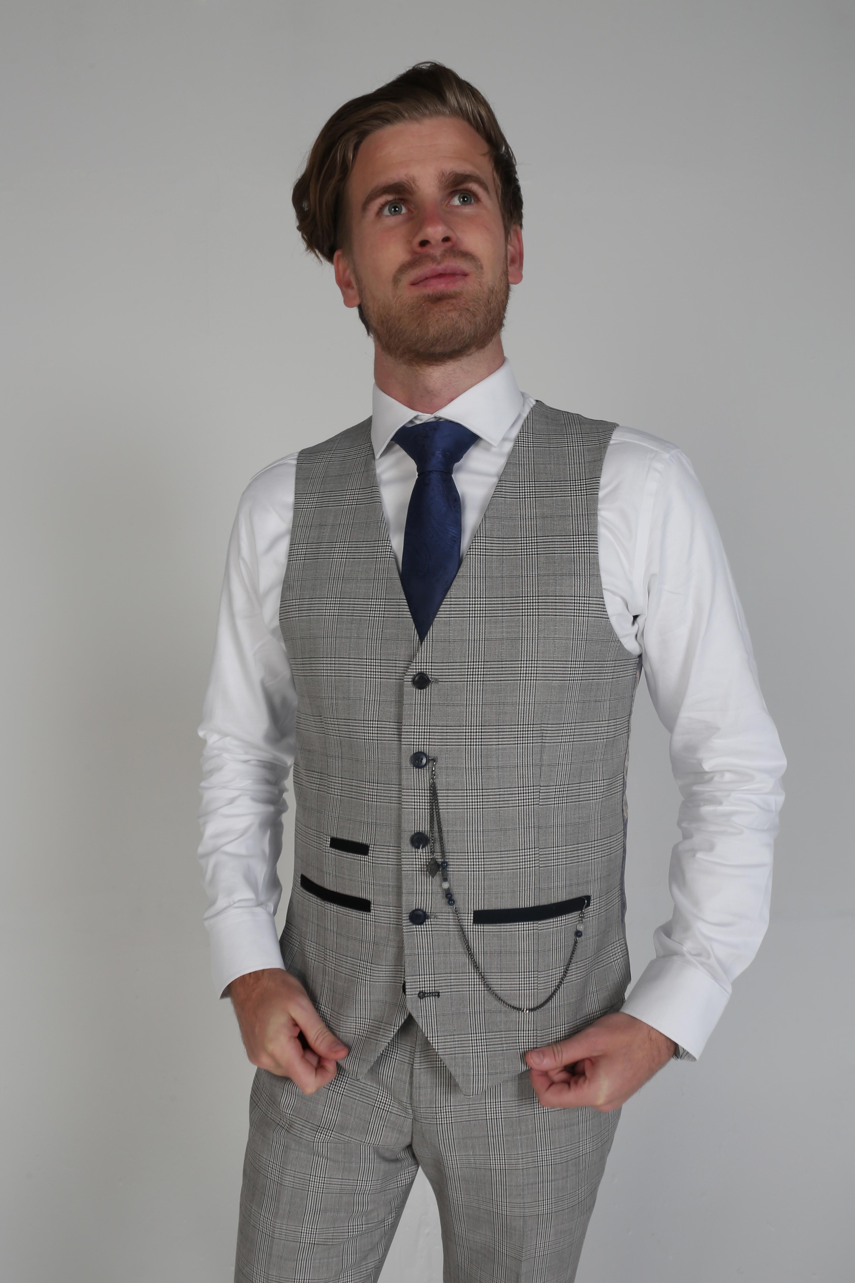 Men's Hugo Grey Waistcoat