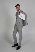 Hugo Grey Men's Three Piece Suit