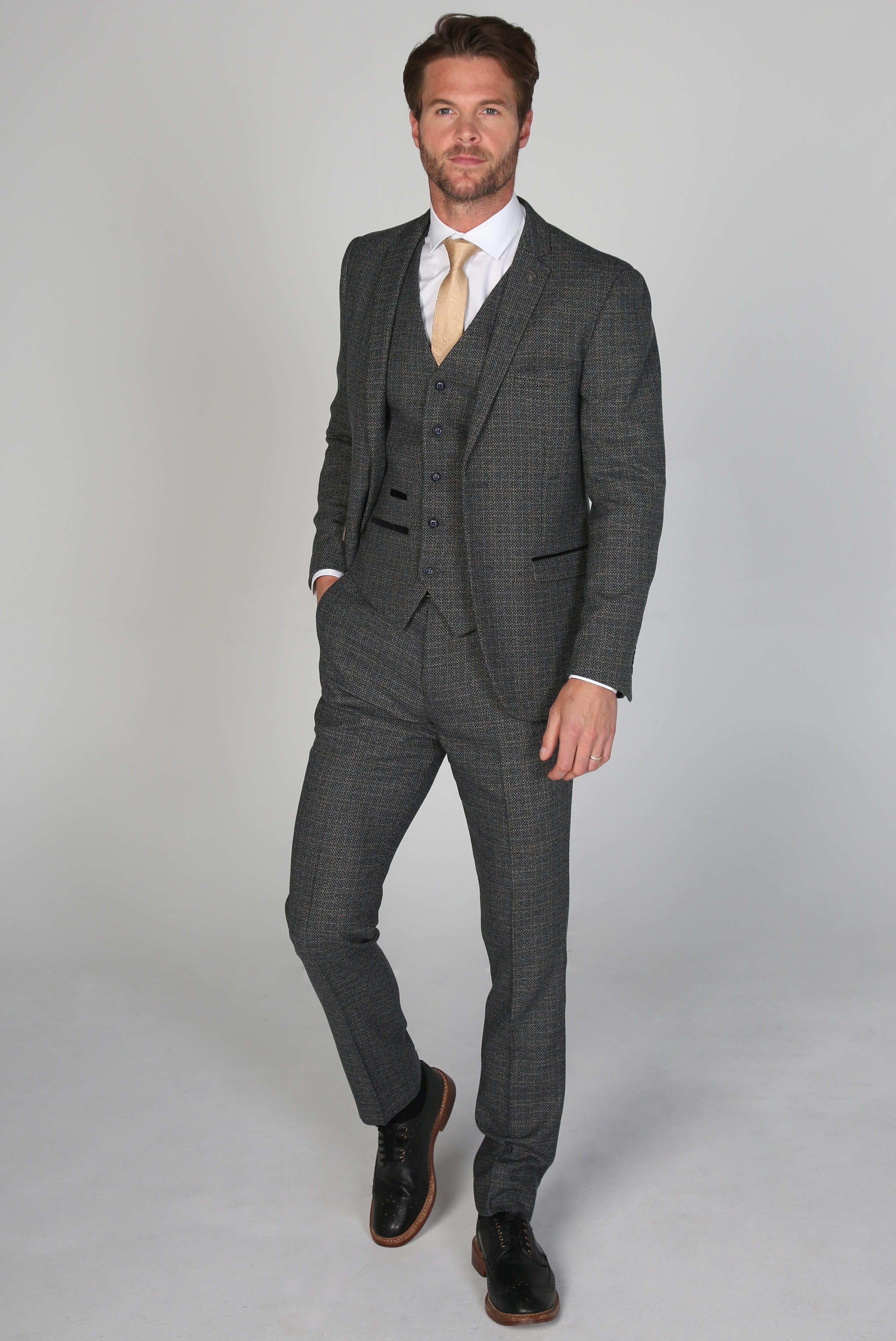 Ralph Navy Men's Three Piece Suit - Paul Andrew